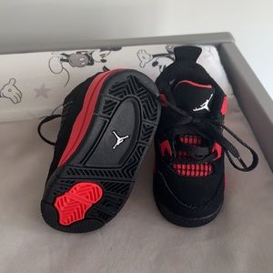 Black and red Jordan’s size 5c … Box included